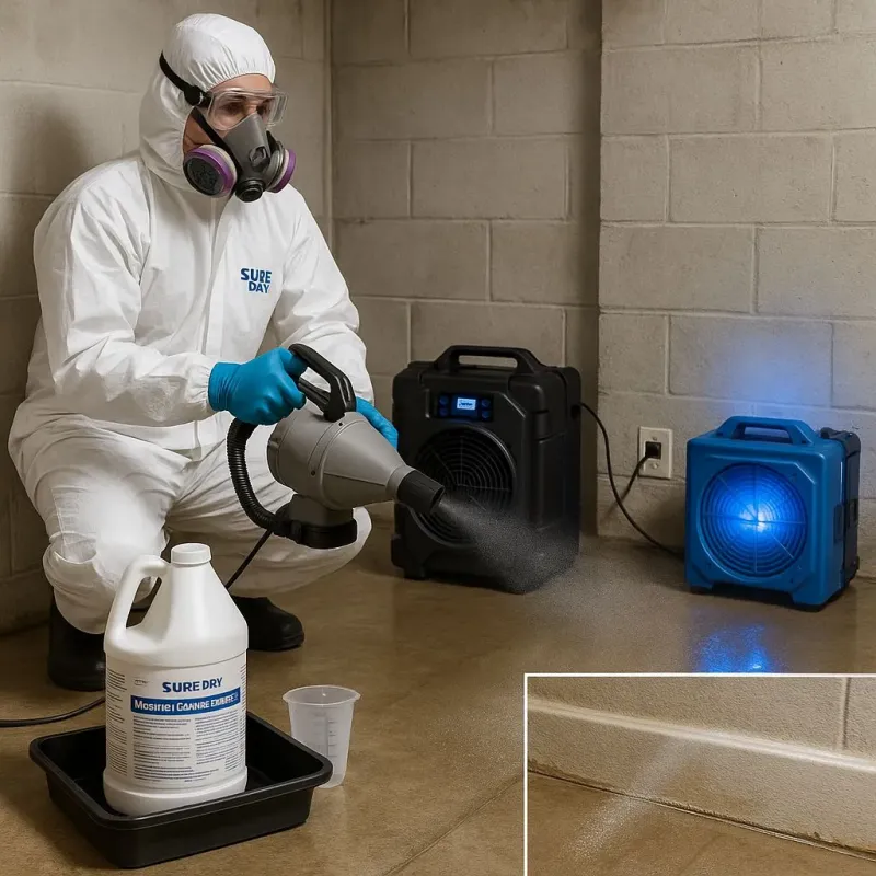 Sanitization and Odor Removal process in Sparta, TN