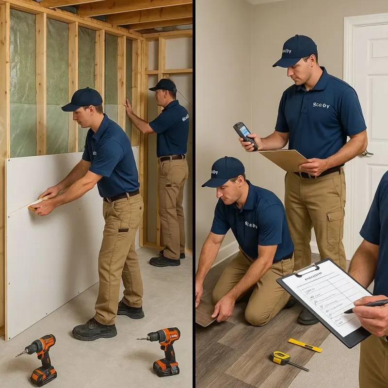 Repairs and Reconstruction process in Sparta, TN